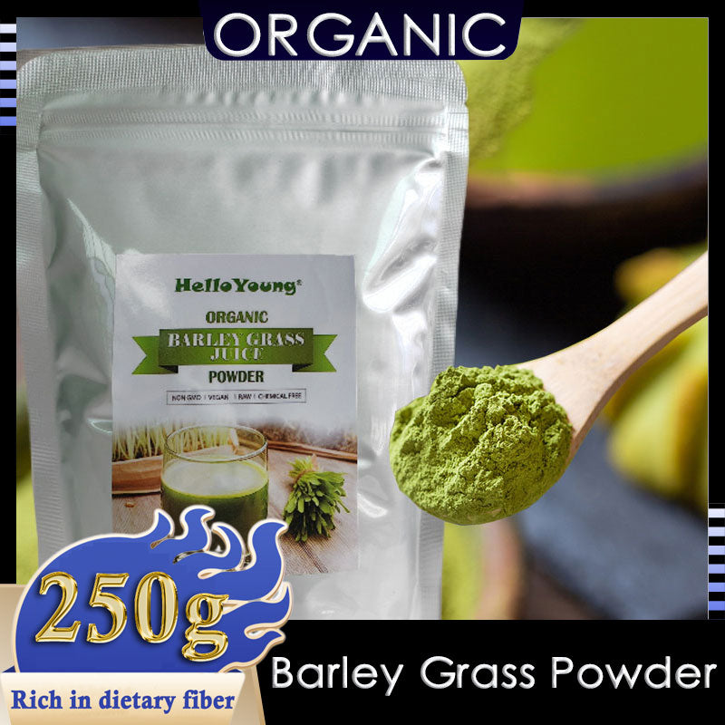 Barley Grass Powder Original 100% healthy Pure Organic Barley Chlorophyll & Trace Minerals No Maltodextrin & Sugar Main image