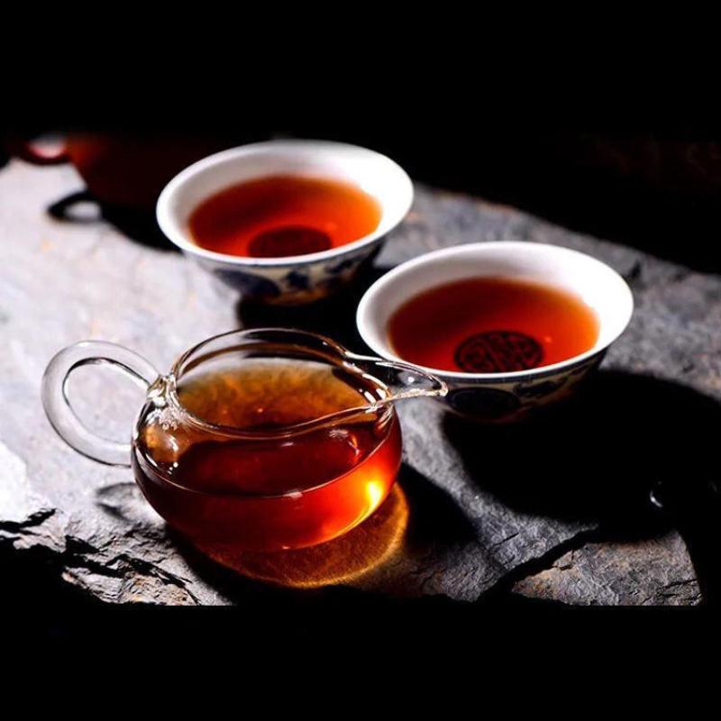 CIFbuy 357g Yunnan Pu'er Tea Mature Tea Old Pu'er Yunnan Qizi Cake Aged and Fragrant