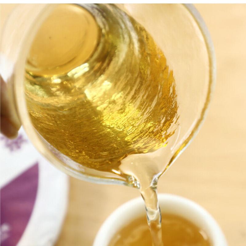 CIFbuy Yunnan Pu'er Tea Purple Bud 2020 Haiwan Comrade Puer Raw 357g Gelanghe Old Tree