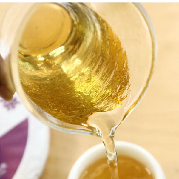 CIFbuy Yunnan Pu'er Tea Purple Bud 2020 Haiwan Comrade Puer Raw 357g Gelanghe Old Tree