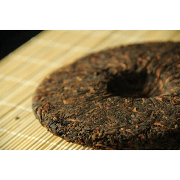 CIFbuy 200g Cang Pu Golden Bud Puerh Tea Ripe Cake Tea Menghai Chen Xiang Pu'er Cake