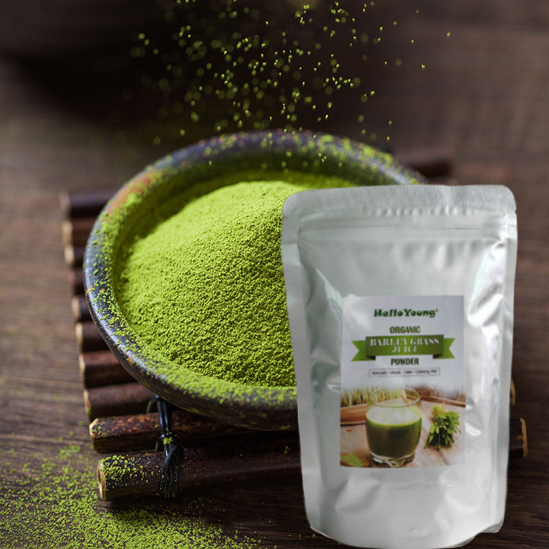HelloYoung Barley Grass Powder Vegan Friendly Superfood Main image