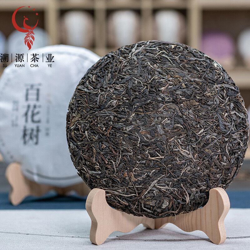 CIFbuy 357g Yunnan Ancient Tree Pu'er Tea Yiwu Baihua Tree Pu'er Raw Tea Cake