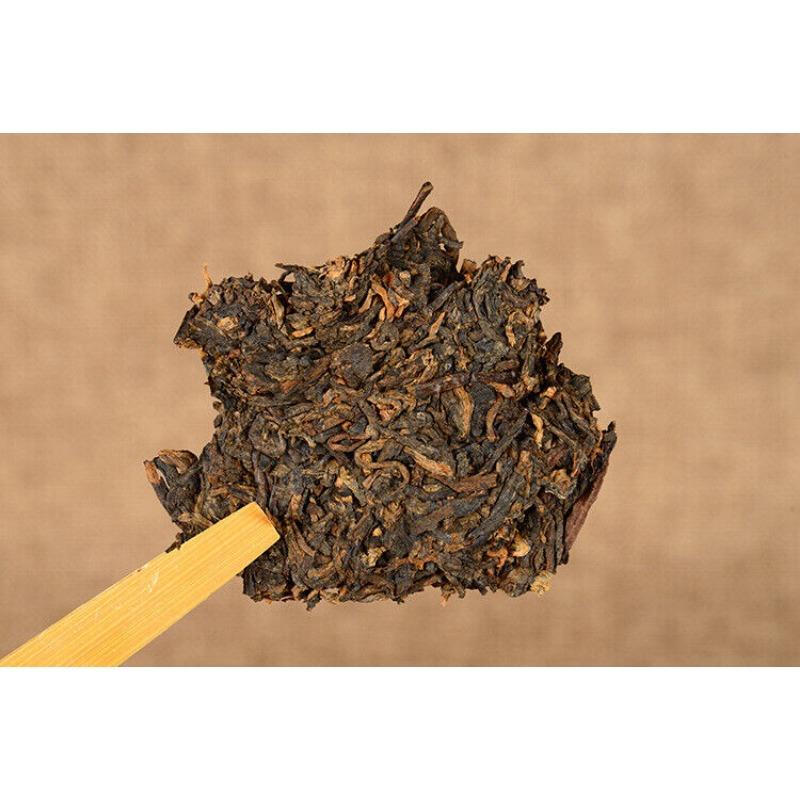 CIFbuy 357g Yunnan Pu'er Ripe Tea Jingmai Mountain Seven Cakes Ripe Tea Pu'er Tea