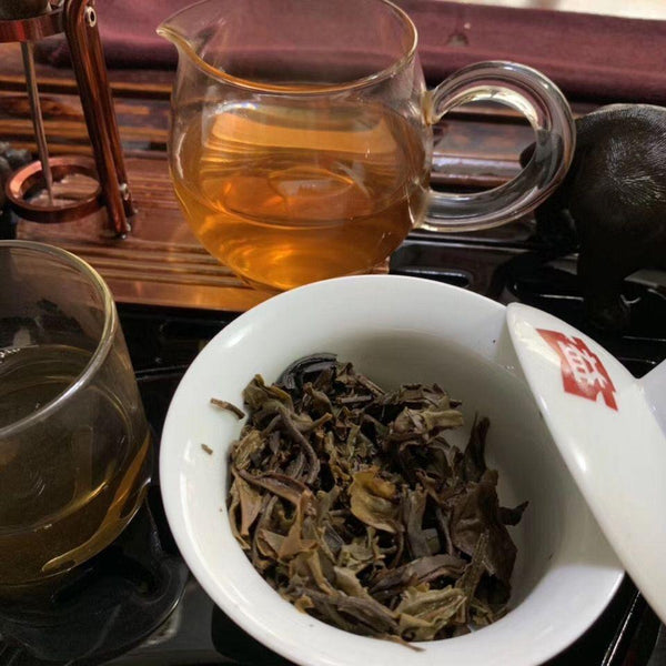 CIFbuy 2003 Gold Award Organic Millennium Tree Tuo Pu-erh Tea Raw Ban Zhang Puer 100g
