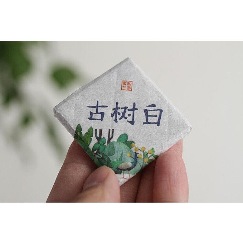 CIFbuy 500g Yunnan tea old tree white tea 8g small square brick (Chong) white tea