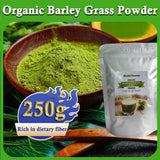 Unsweetened Premium Organic Barley Grass Powder 250g 100% Organic Barley Low Carb Diabetic Friendly e for weight loss