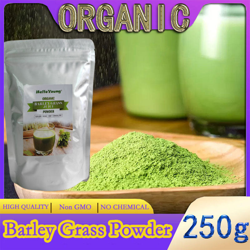Organic Barley Grass Powder original 250g barley grass official store pure organic barley Antioxidant-Rich, Energy Booster Organic Grass Powder Main image