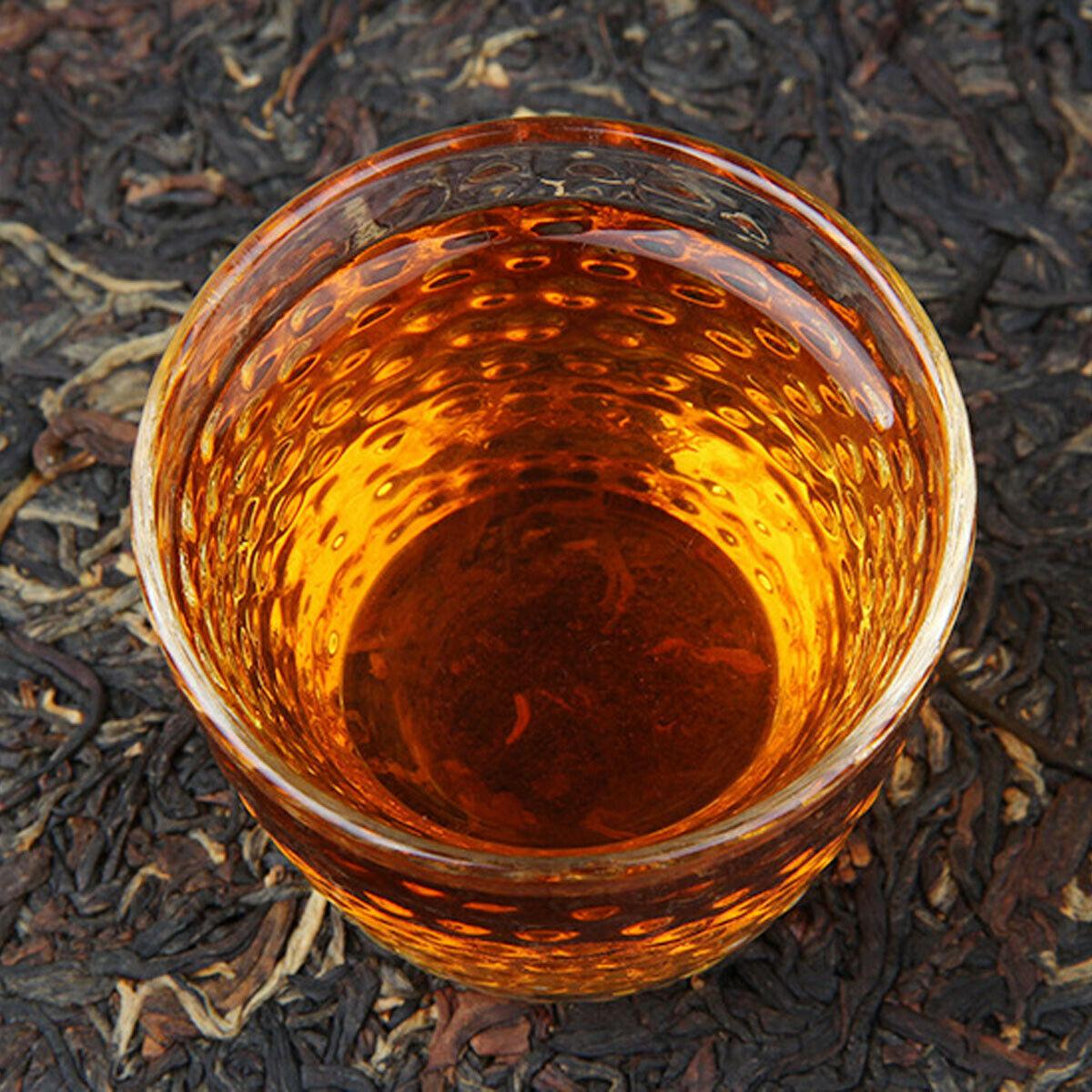 CIFbuy 357g Red Tea Big Leaf Tea Black Tea Cake Ancient Tree Chinese Health Green Food
