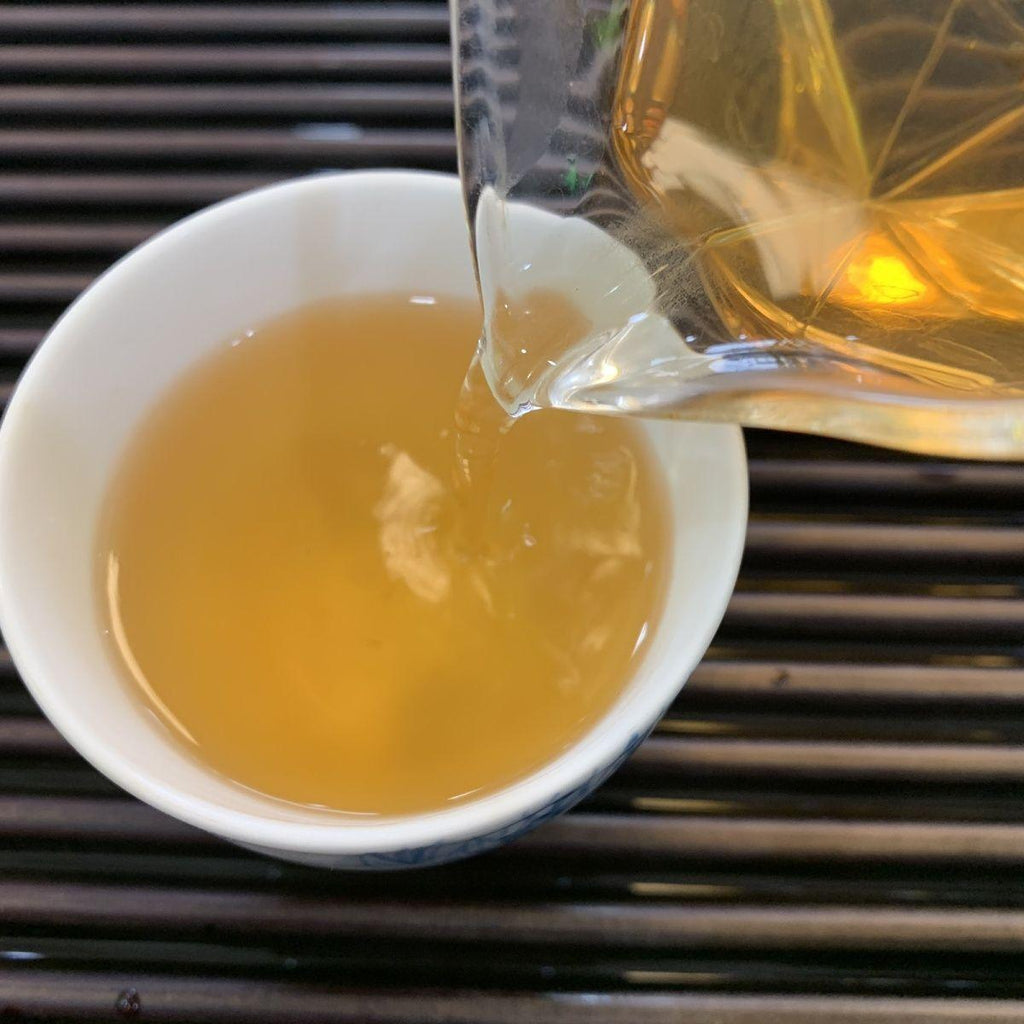 CIFbuy 2014 NAN QIAO Gao Dang Qing Bing Shen Yunnan Pu-erh Menghai Puer Tea Raw 357g