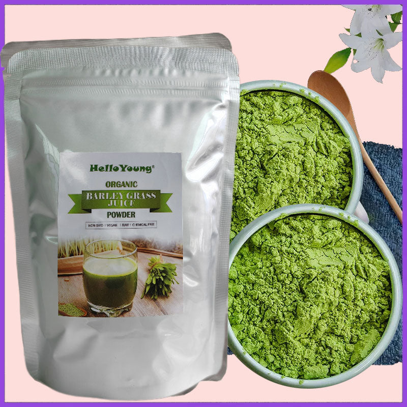 Barley grass powder 100% organic and pure for weigh loss No Additives beverage Main image