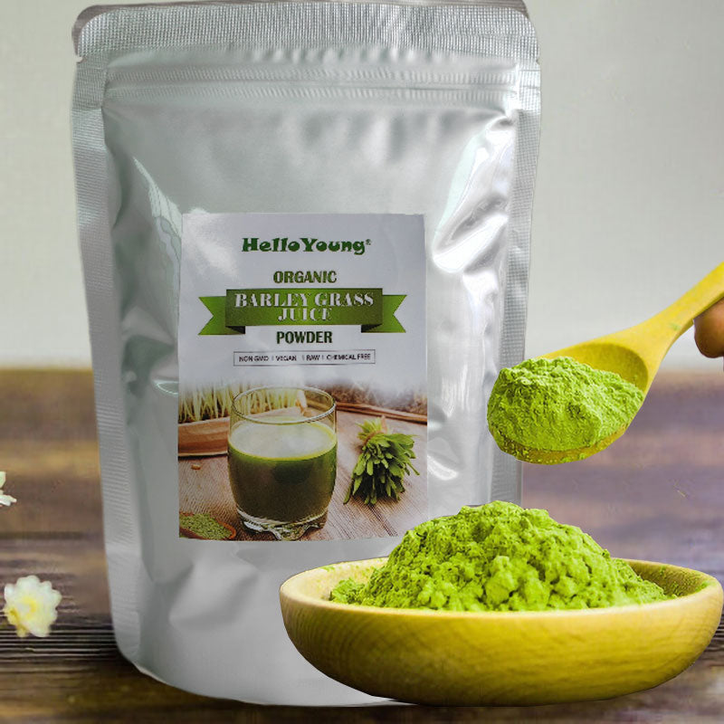 Organic Barley Grass Powder original 250g barley grass official store barley grass powder willy ong Body Detoxification and Weight Loss Barley Health Matcha Beverage
