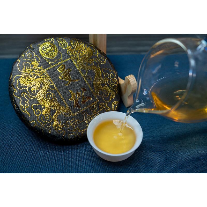 CIFbuy 200g  Yunnan Pu'er tea, raw tea, Mansong tribute tea, ancient tree tea cake