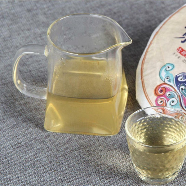CIFbuy Yunnan Puerh Tea Raw Cake 357g Handmade Sheng Cha Seven Son