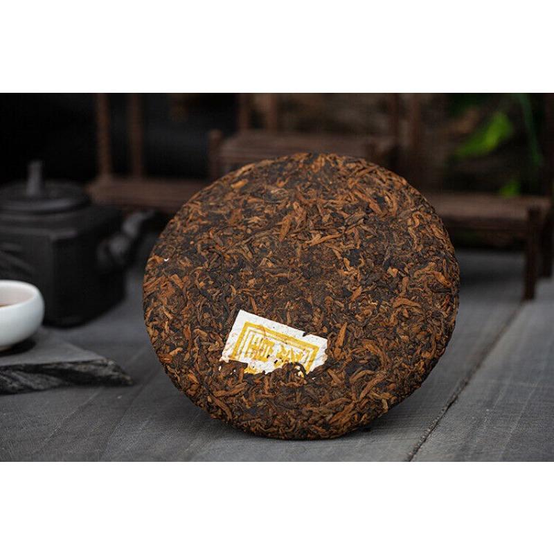 CIFbuy Yunnan Pu'er Ripe Tea Pu'er Lao Banzhang Golden Bud Ripe Tea 375g