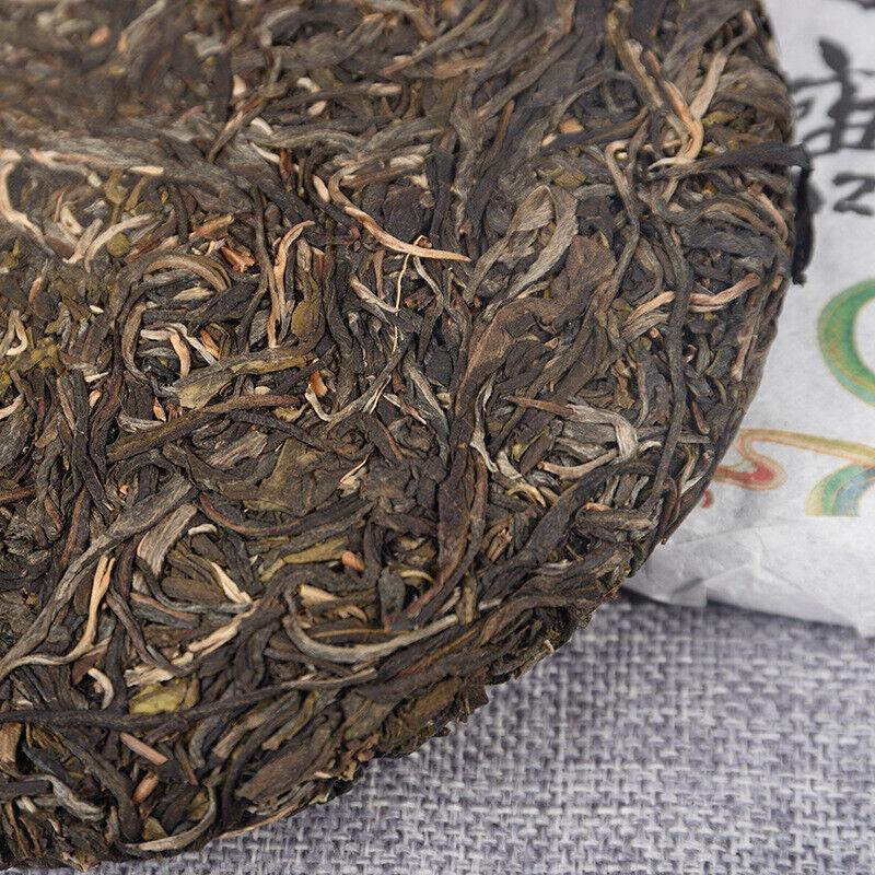 CIFbuy 357g Organic Green Tea Yiwu Spring Tea Yunnan Cake Tea Beneficial Health Tea