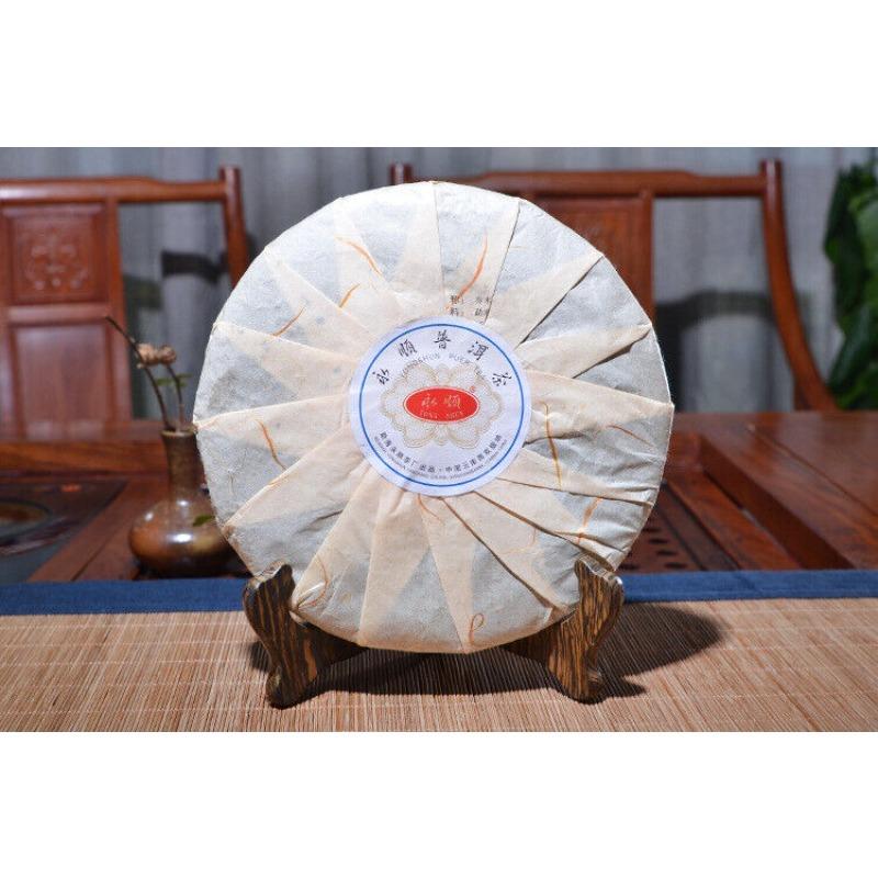 CIFbuy QiaoMu JinZhen Yunnan Arbor Golden Needle Pu-erh Tea Cake Pu'er Ripe Puer 357g