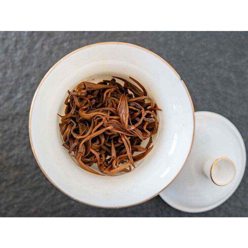 CIFbuy Fengqing Dian Hong Tea Gold Snail Spring Tea Yunnan Black Tea Red Snail Gold Bud
