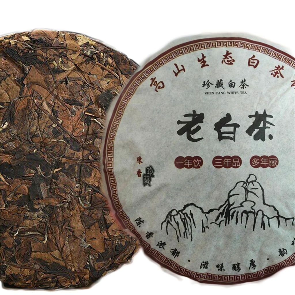 Shoumei Old White Tea Top Fuding Old White Tea Cake Health Care Tea 350g