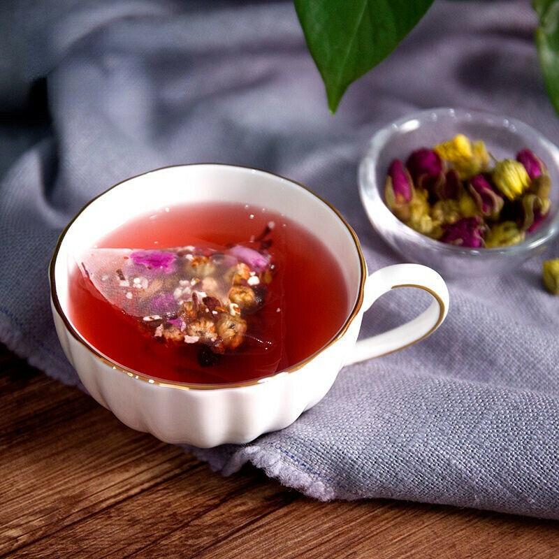 CIFbuy 9g*10 Chrysanthemum Tea Xiaoyao Herbal Camellia Tea Chixiaodou Barley Rose Tea