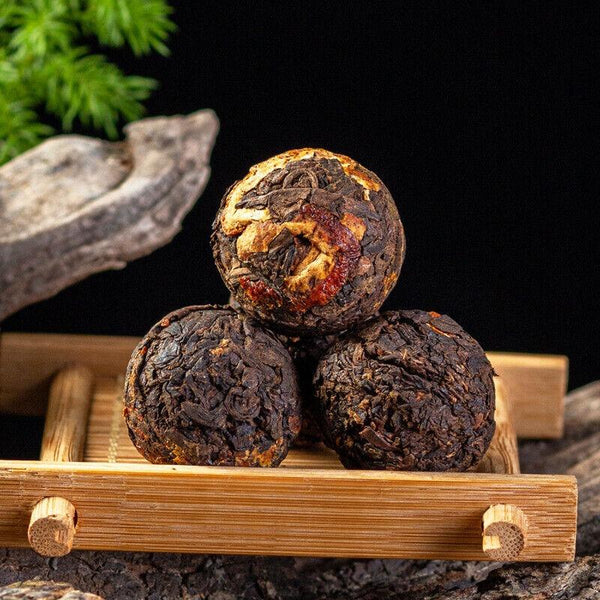 CIFbuy Yunnan Pu'er Tea Tangerine Peel Dragon Beads Xiao Tuo Old Ripe Tea Bulk 500g