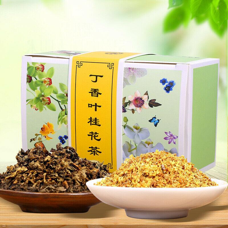 CIFbuy Clove Osmanthus Healthy Herbal Tea 40g Dingxiangguihua Cha Organic Qingrun Tea