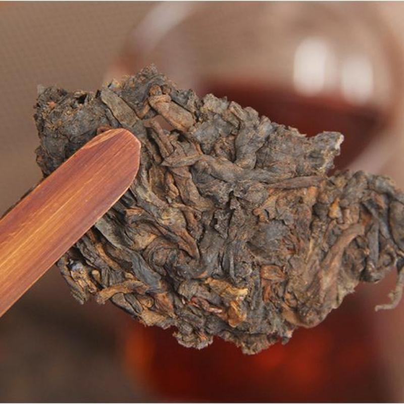 CIFbuy 357g Old Ripe Puerh Tea Yunnan Pu'er Cooked Tea Cake Old Tree Pu-erh Black Tea