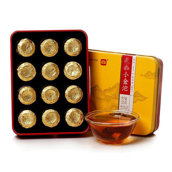 CIFbuy Golden Pu'er Tuo TAETEA DAYI Zheng Pin Xiao Jin Tuo Pu-erh Tea Tuo Mini 36g Ripe