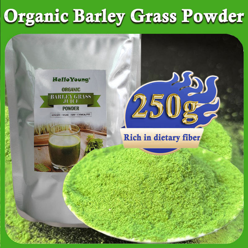 Barley Grass Powder Original 100% Pure And Organic Green Tea Barley Grass Powdered Drink Gluten-Free Soy-Free Vegan & Paleo – Daily Greens Booster Main image