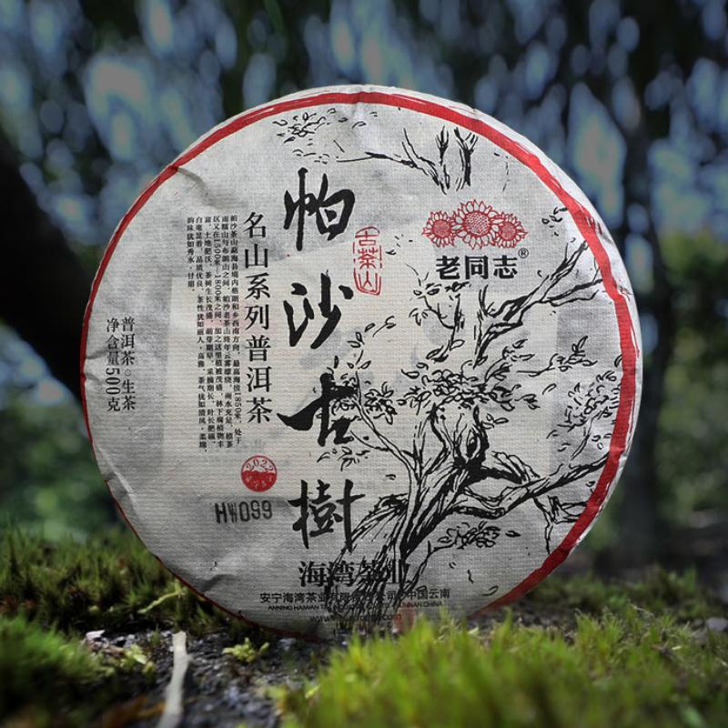 CIFbuy 2022 Haiwan Famous Mountain Aged Tree Raw Puer Pa Sha Gu Shu Sheng Puer Tea 500g