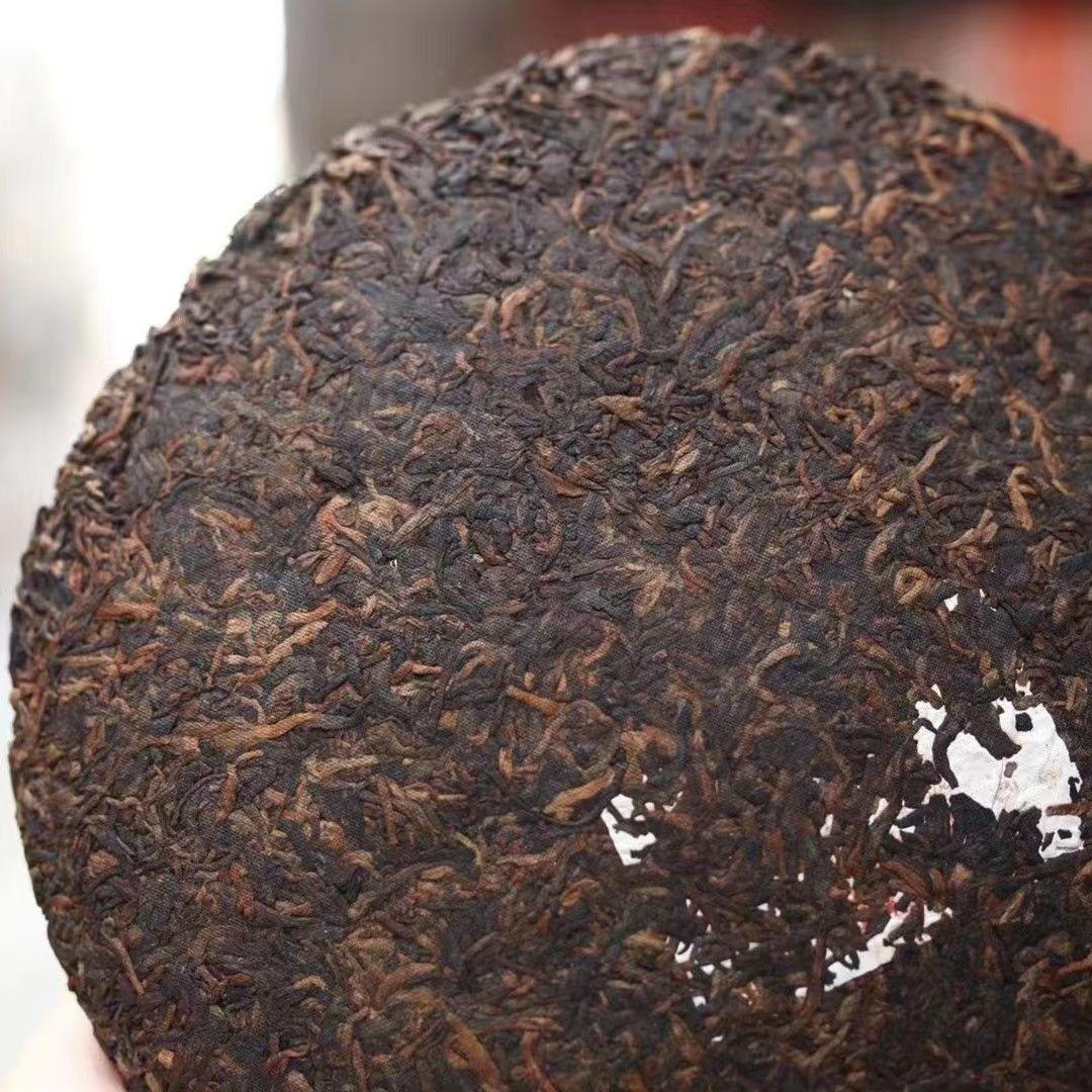 CIFbuy 357g Yunnan Cooked Pu-erh Tea 2014 Bulang Palace Pu'er Ripe Tea Cake Pu-erh Tea