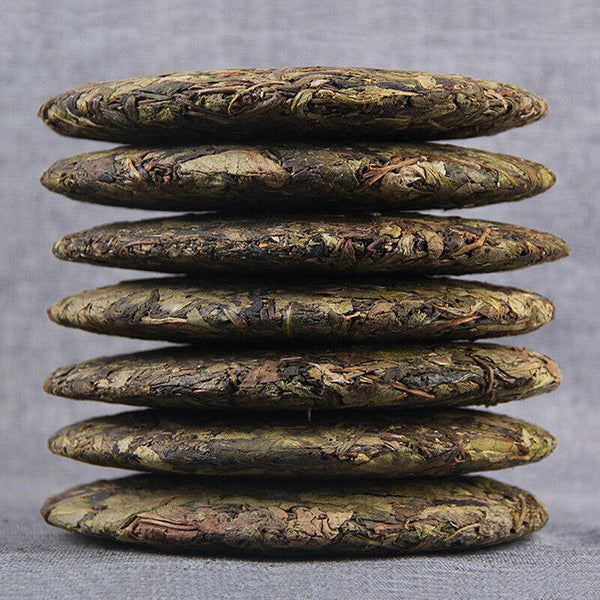 CIFbuy Old Tree Puerh Cha Tea Seven Seed Cake Tea Leaves 357g Lincang Iceland Gold Leaf