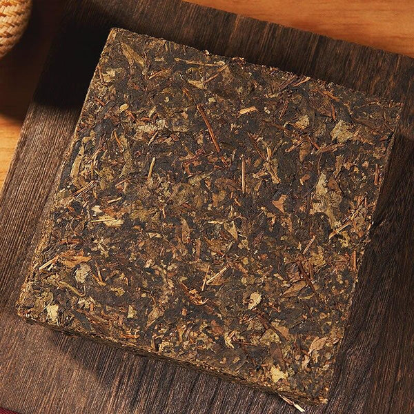 CIFbuy 2016 Anhua Dark Tea, Handmade Pressed with Mushroom Aroma, 1000g