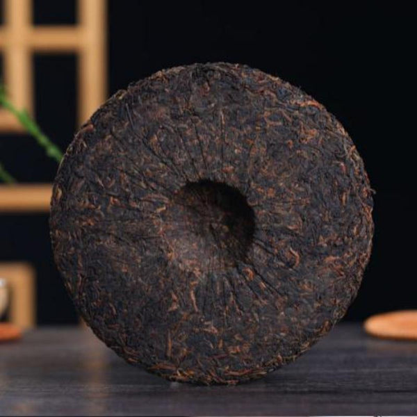 CIFbuy 357g Menghai Pu-erh Ripe Tea Cake Yunnan Aged Puerh Cooked Tea Pu'er Black Tea