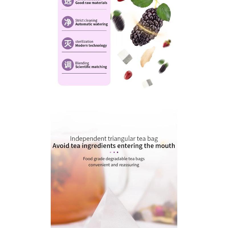 CIFbuy Mulberry Poria Cocos Tea Healthy Herb Tea Bag 160g
