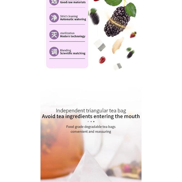 CIFbuy Mulberry Poria Cocos Tea Healthy Herb Tea Bag 160g