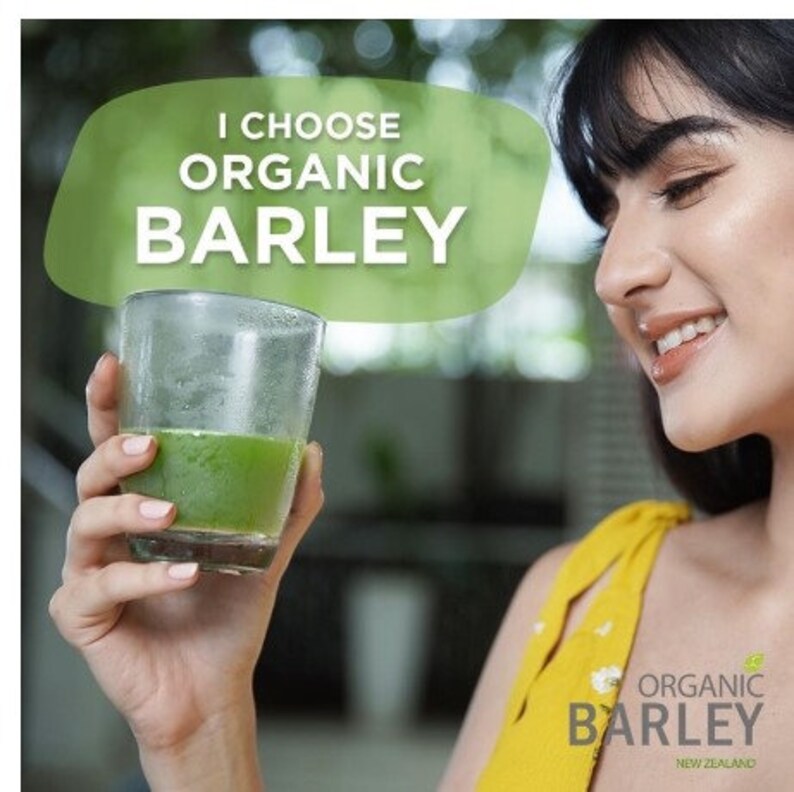 Organic Barley Grass Powder, Antioxidant-Rich, Energy Booster Organic Grass Powder, 100% Natural Superfood Vegan Gluten Free Non-GMO Secondary image