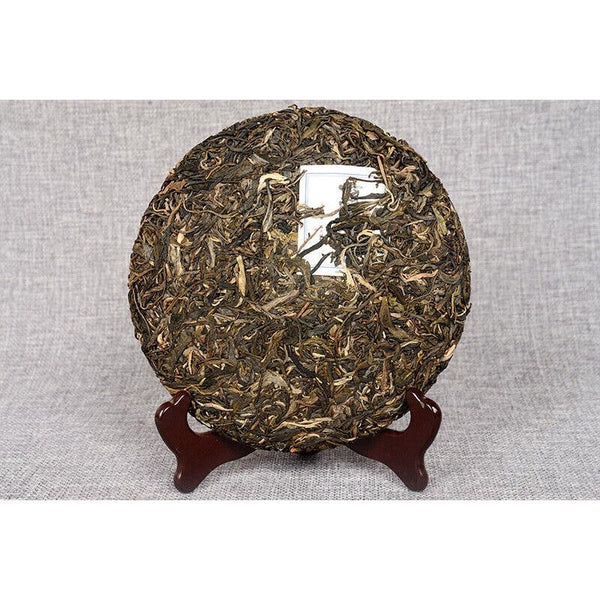 CIFbuy 357g Yunnan Pu-erh Raw Tea Cake Overlord Green Cake Menghai Seven Seeds Cake
