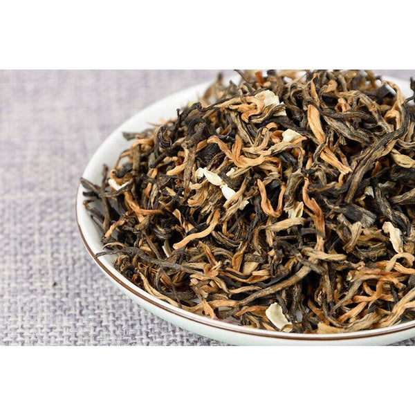 CIFbuy Yunnan Tea Jasmine Dian Hong Tea Jasmine Mao Feng Dian Hong Tea 100g 3.5 Oz