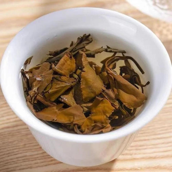 CIFbuy 500g FuDing Ball-shaped Aged Shou Mei Longevity Eyebrow Handmade pearl White Tea
