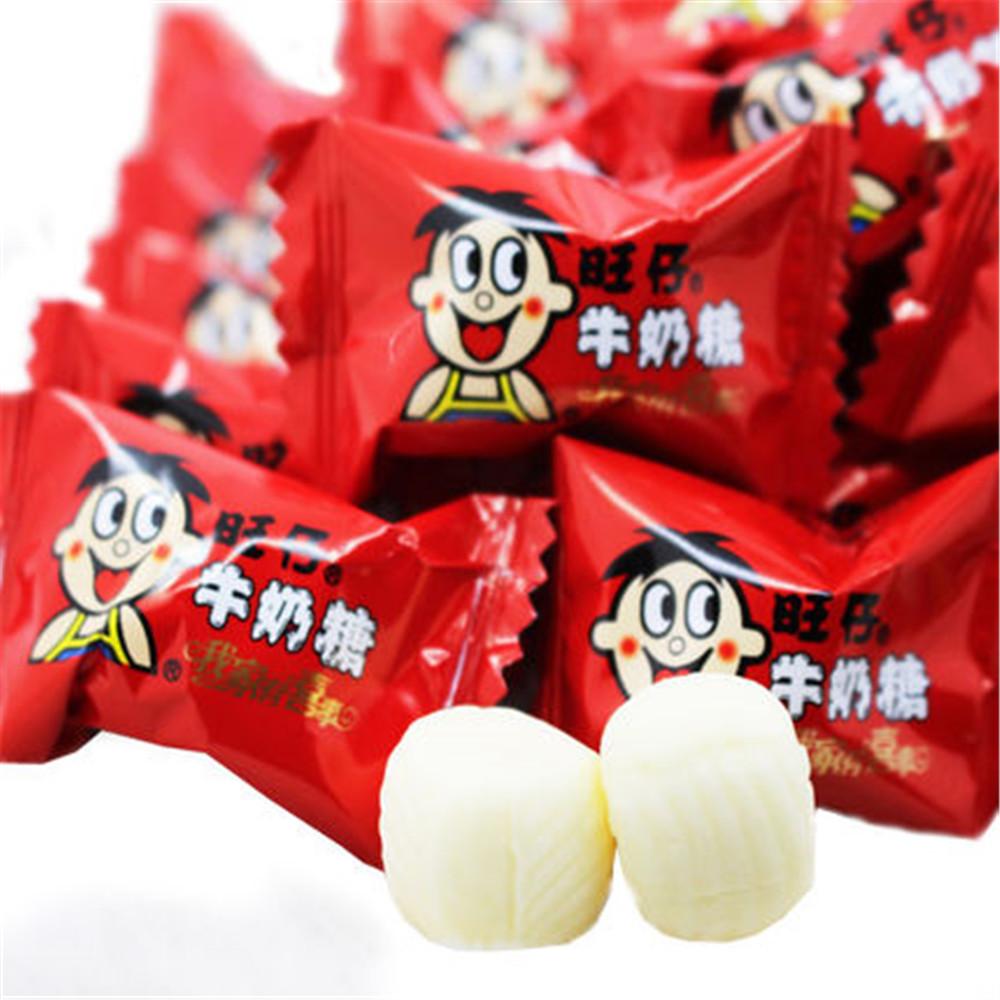 CIFbuy 500-1000g Chinese Milk Tea Snacks Soft Candy Crispy Fresh Milk Balls Stuffed