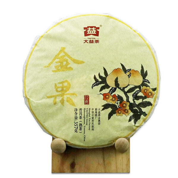CIFbuy Golden Fruit * Menghai Tea Factory TAETEA Puerh Shu Dayi Ripe Puer Tea 357g