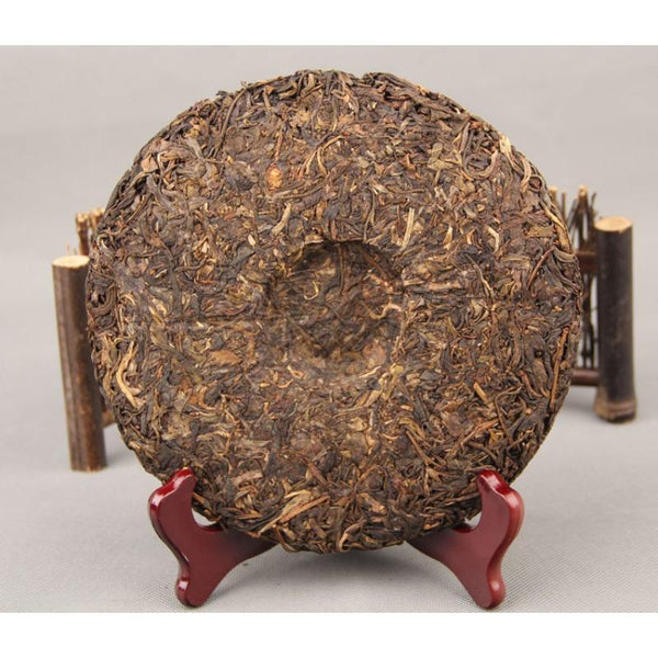 CIFbuy 357gPuerh Tea Grain Flower Tea Leaves Pure Material Tea Tightly Pressed Tea Cake