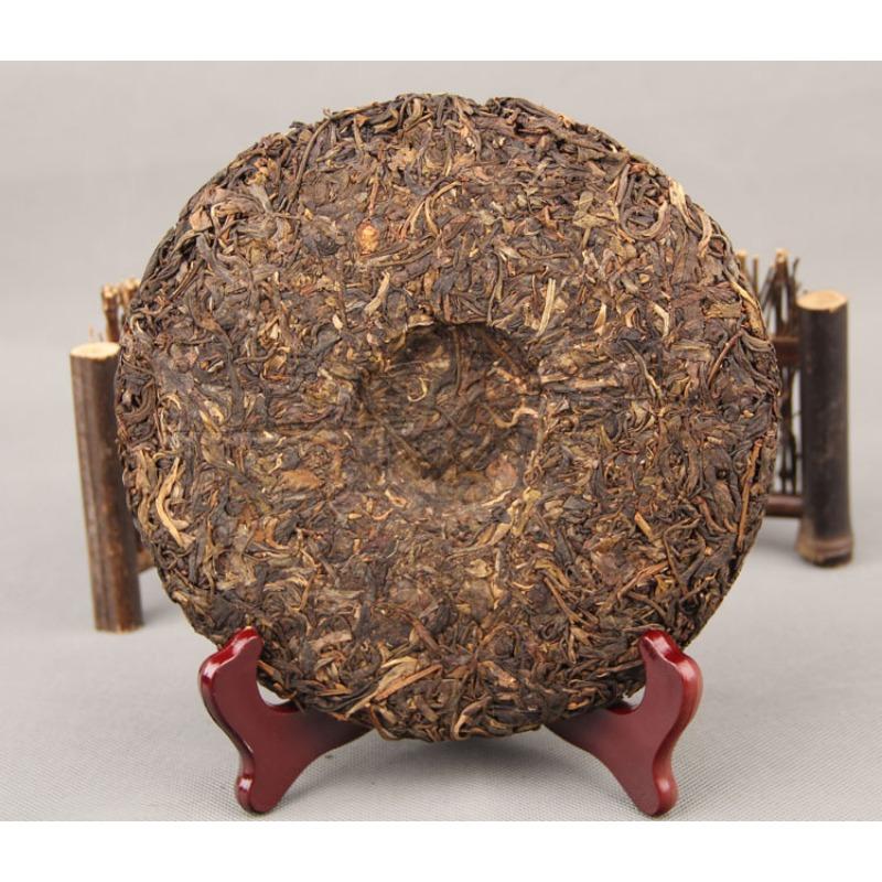 CIFbuy 357gPuerh Tea Grain Flower Tea Leaves Pure Material Tea Tightly Pressed Tea Cake