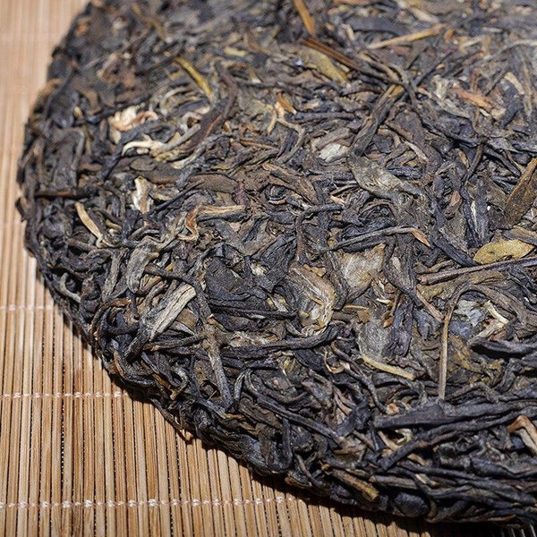 CIFbuy 2014 Bindao Sheng Puerh Tea, Mengku Ancient Tree Handmade Raw Puerh, 357g
2014年冰岛生普洱茶，勐库古树手工生普，357克