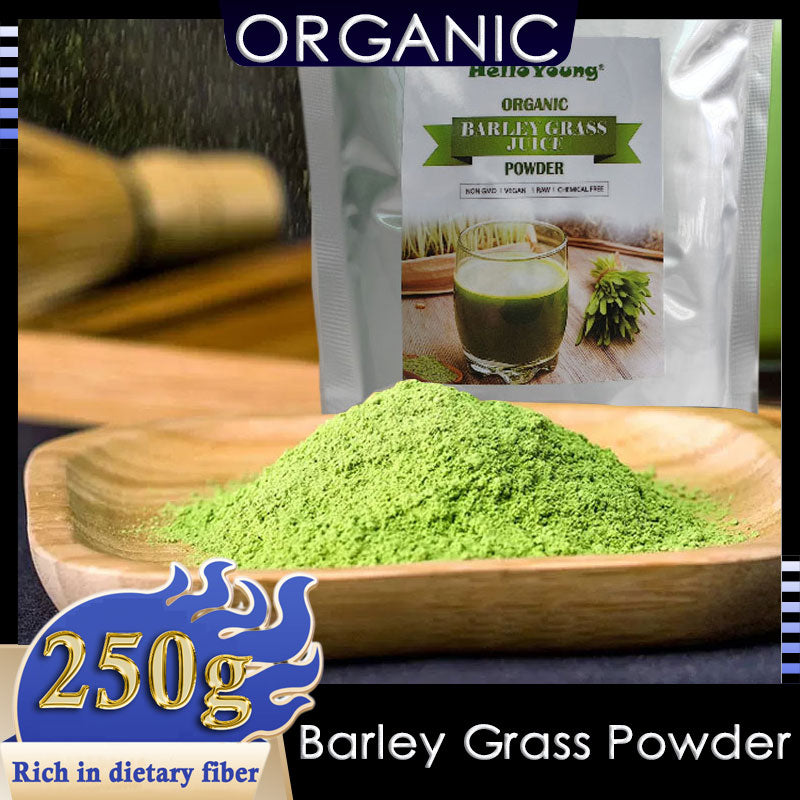 Barley Grass Powder Original 100% healthy Pure Organic Barley RAW, GREENISH LIKE LEAVES, NO PRESERVATIVE,NON GMO Main image
