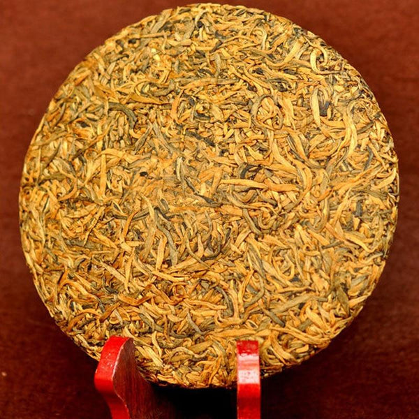 CIFbuy 2023 Fengqing Dianhong Black Tea, Large Golden Buds, Honey Aroma, Dian Hong Tea Cake 200g/400g