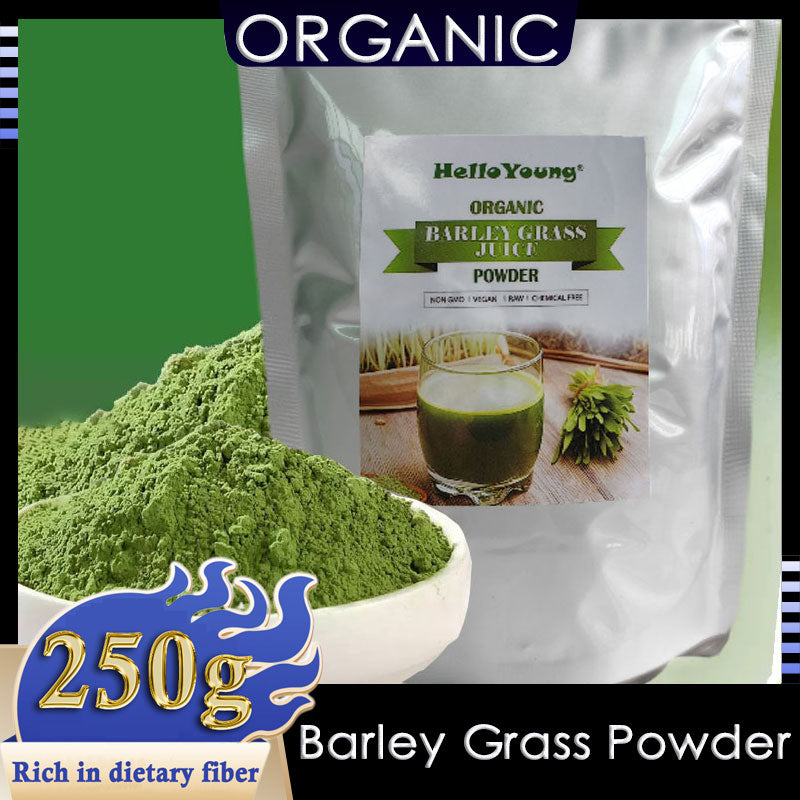 Imported Unsweetened Premium Organic Barley Grass Powder 250g 100% Natural Pure Barley Grass Low Sugar Body Detoxification Main image