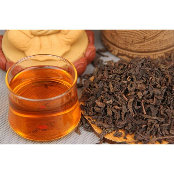 Yunan Pu Erh Tea Bamboo Canned Package Black Tea Loose Leaf Ripe Puer Tea 100g