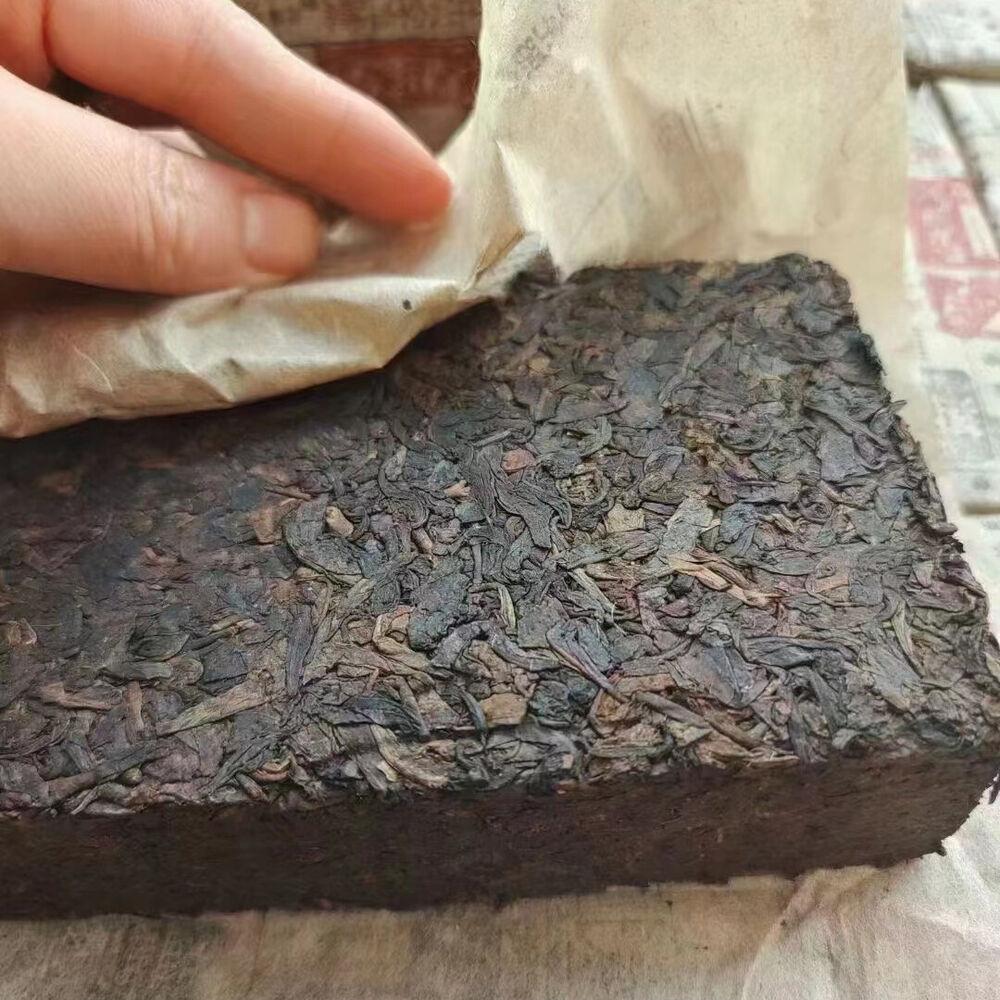 CIFbuy500g Yunnan Aged Pu-erh Ripe Tea Brick 1970 Jingchanghao Old Puerh Tea Pu'er Tea